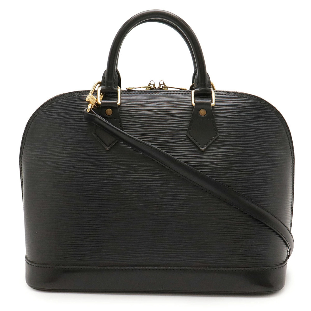 LOUIS VUITTON Epi Alma 2way Shoulder Bag Leather Noir Black